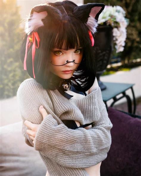 Neko girl cosplay edit ( Rocksy Light )